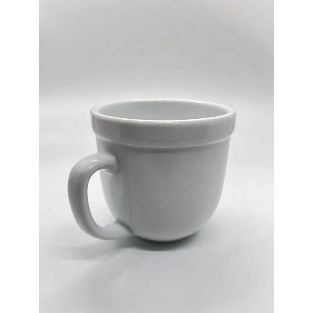 Pottery Barn Suppertime White Porcelain Mug
